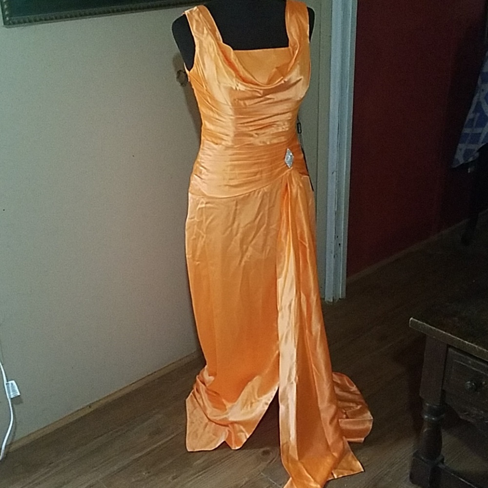 Orange Event Dress